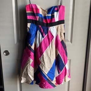 David Meister Strapless Dress